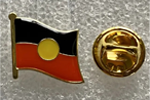 Aboriginal Flag lapel pin