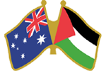 Palestine and Australia Flags Pin
