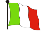 Italian Flag pin