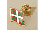 Basque flag pin