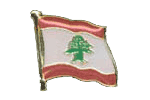 Lebanon Flag lapel pin